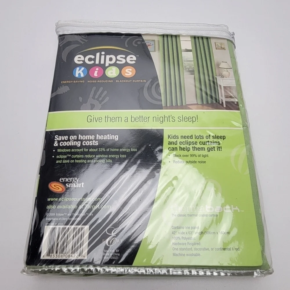 Green Blackout Curtain eclipse